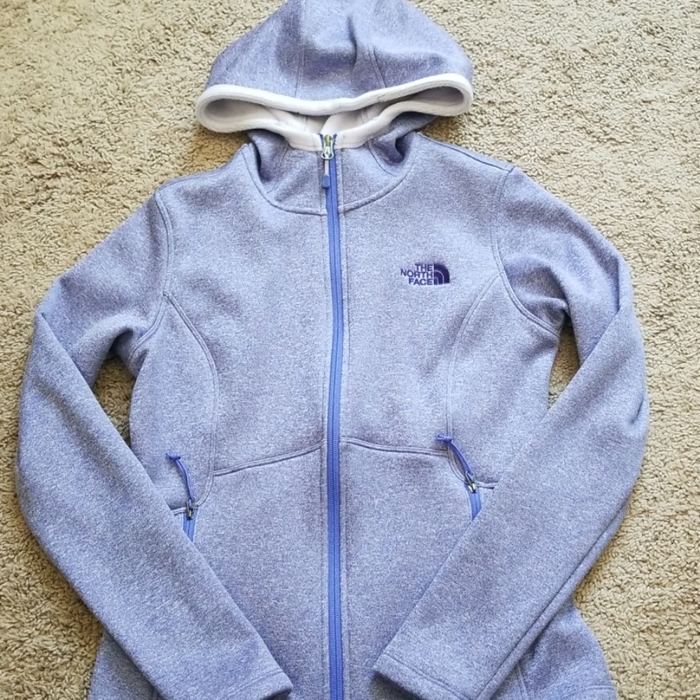 Like new cozy North Face zip up jacket